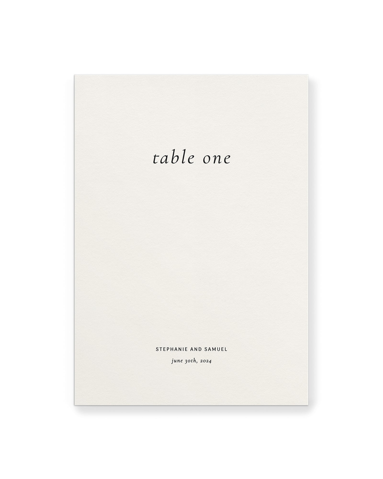 Theodore Table Number